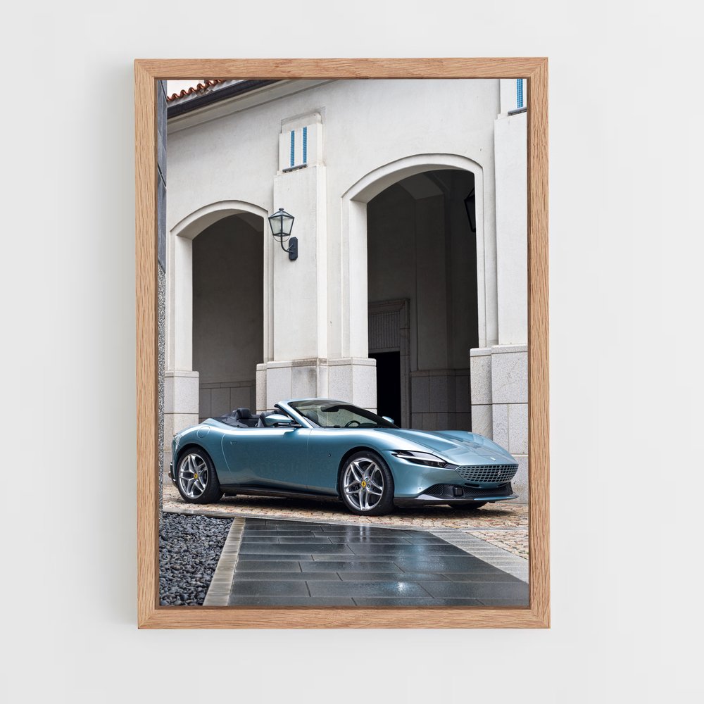 Poster Roma spider – affiche Ferrari (vue 4)